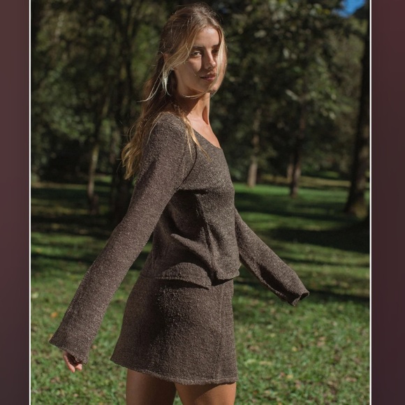 Paloma Knit Set in Truffle - Picture 5 of 6